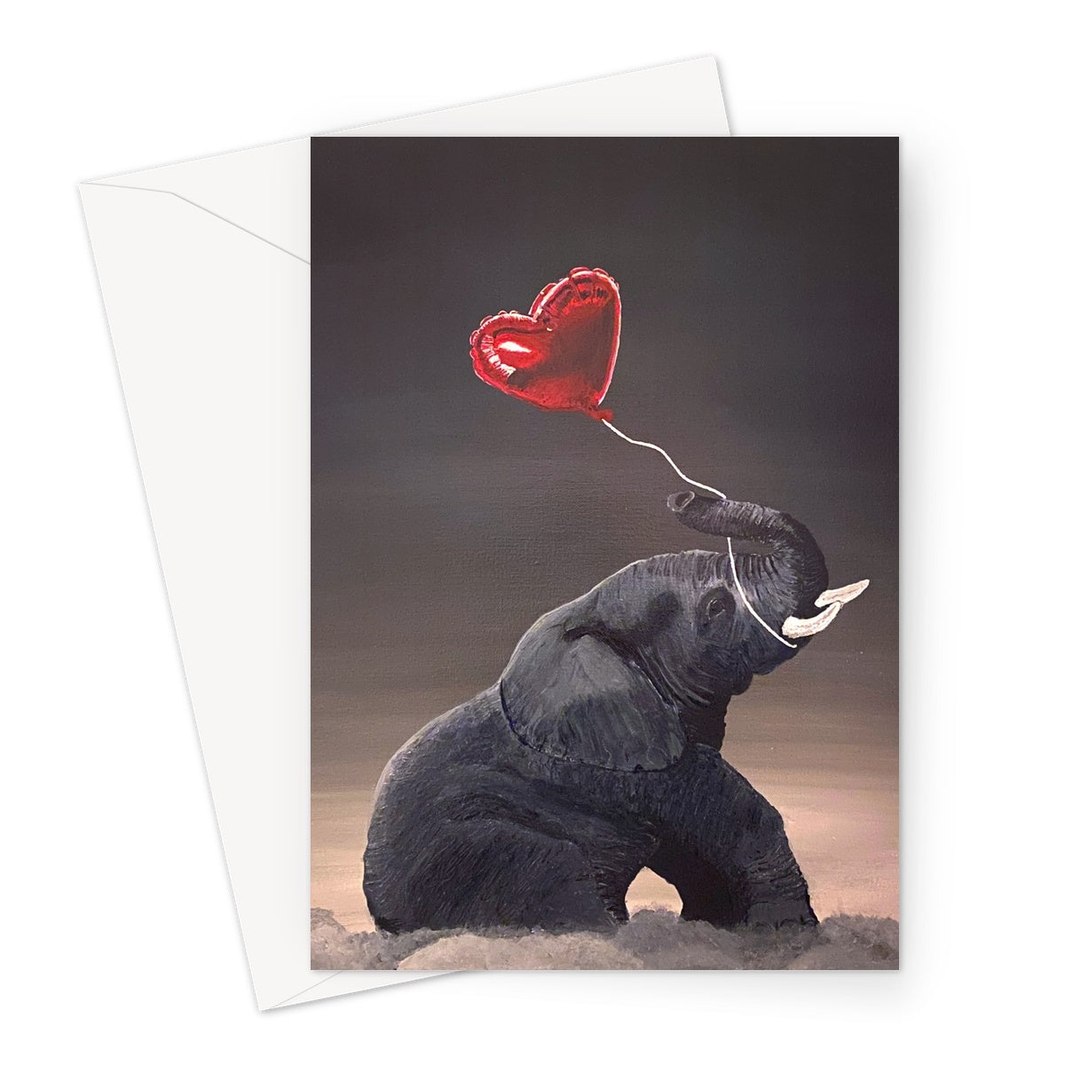 Chasing Love in a Cloudy Place| Print Greeting Card