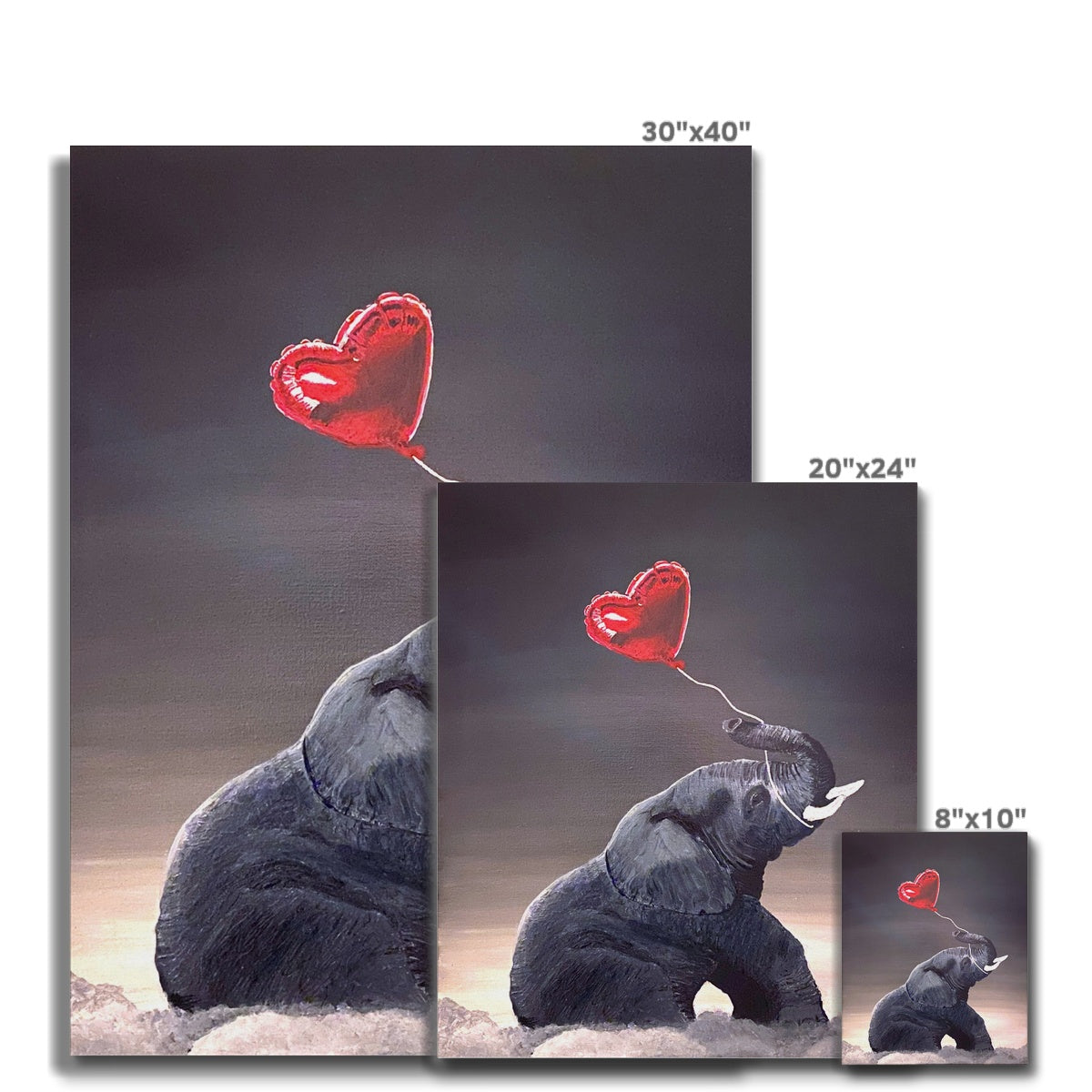 Chasing Love in a Cloudy Place| Print Canvas