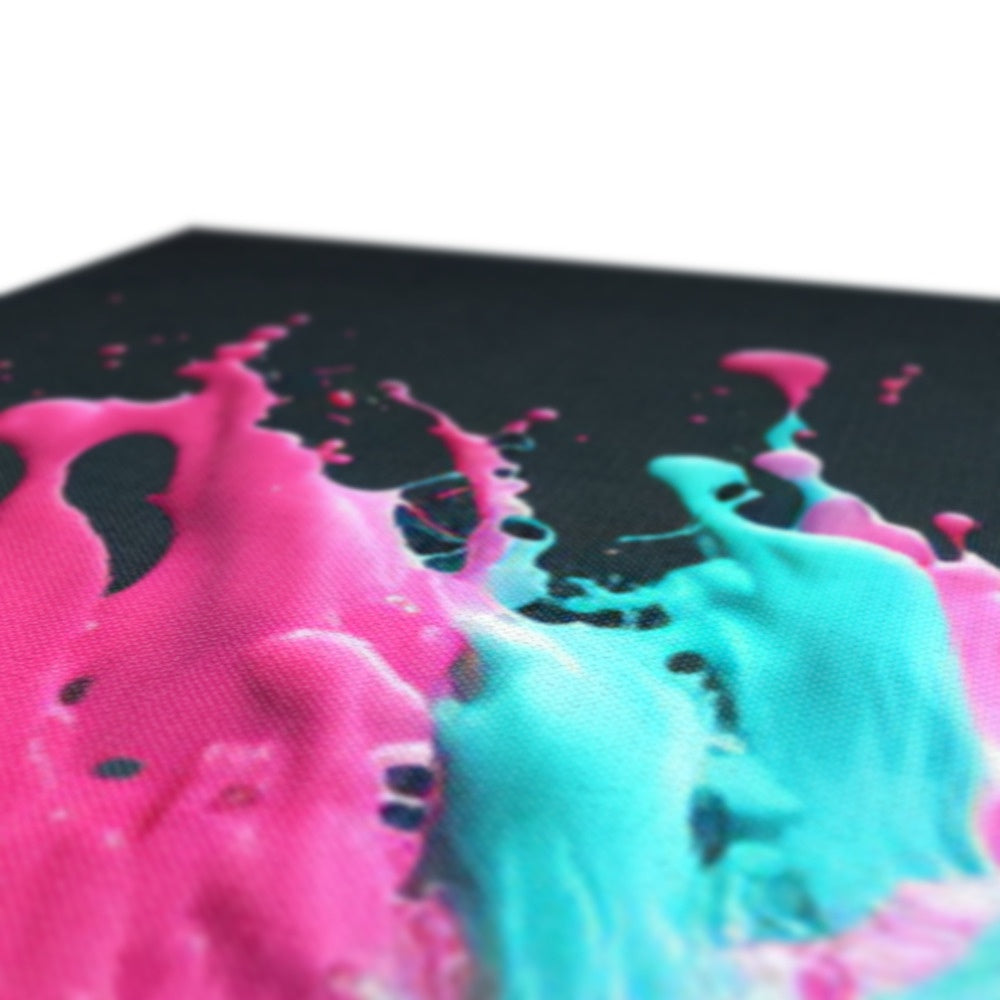 A splash of Flamingo Canvas- Limited edition print