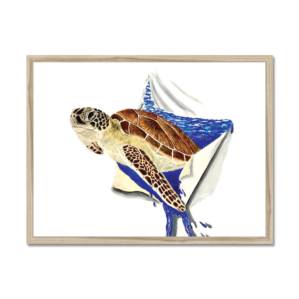 Better Waters Framed Print