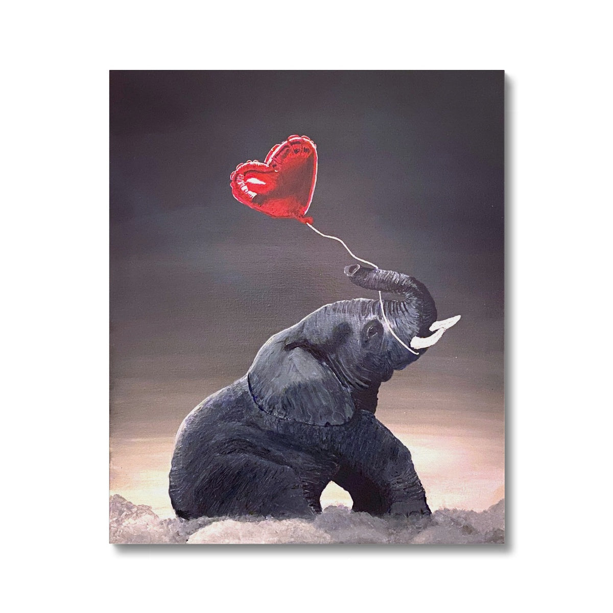 Chasing Love in a Cloudy Place| Print Canvas