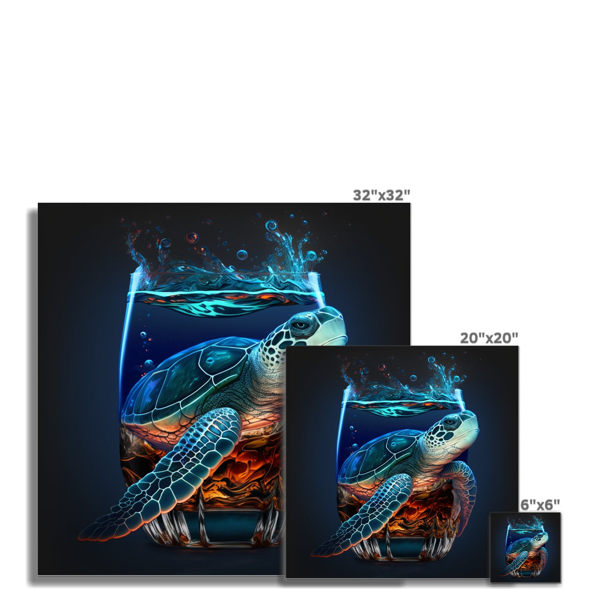 Tipsy turtle Fine Art- Limited edition Print