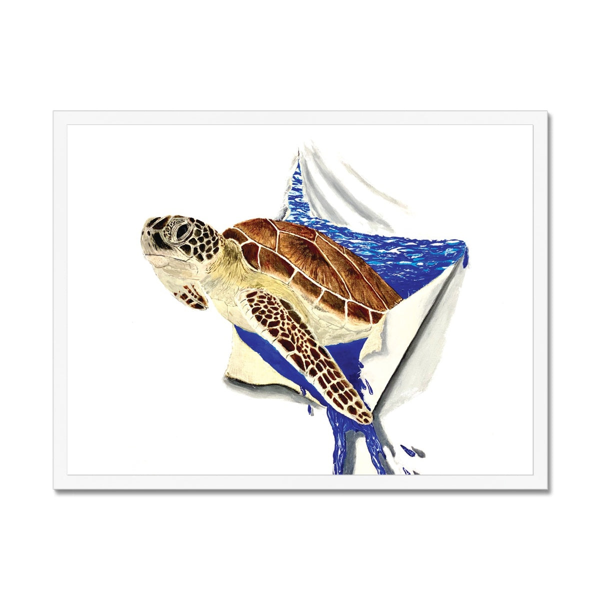 Better Waters Framed Print