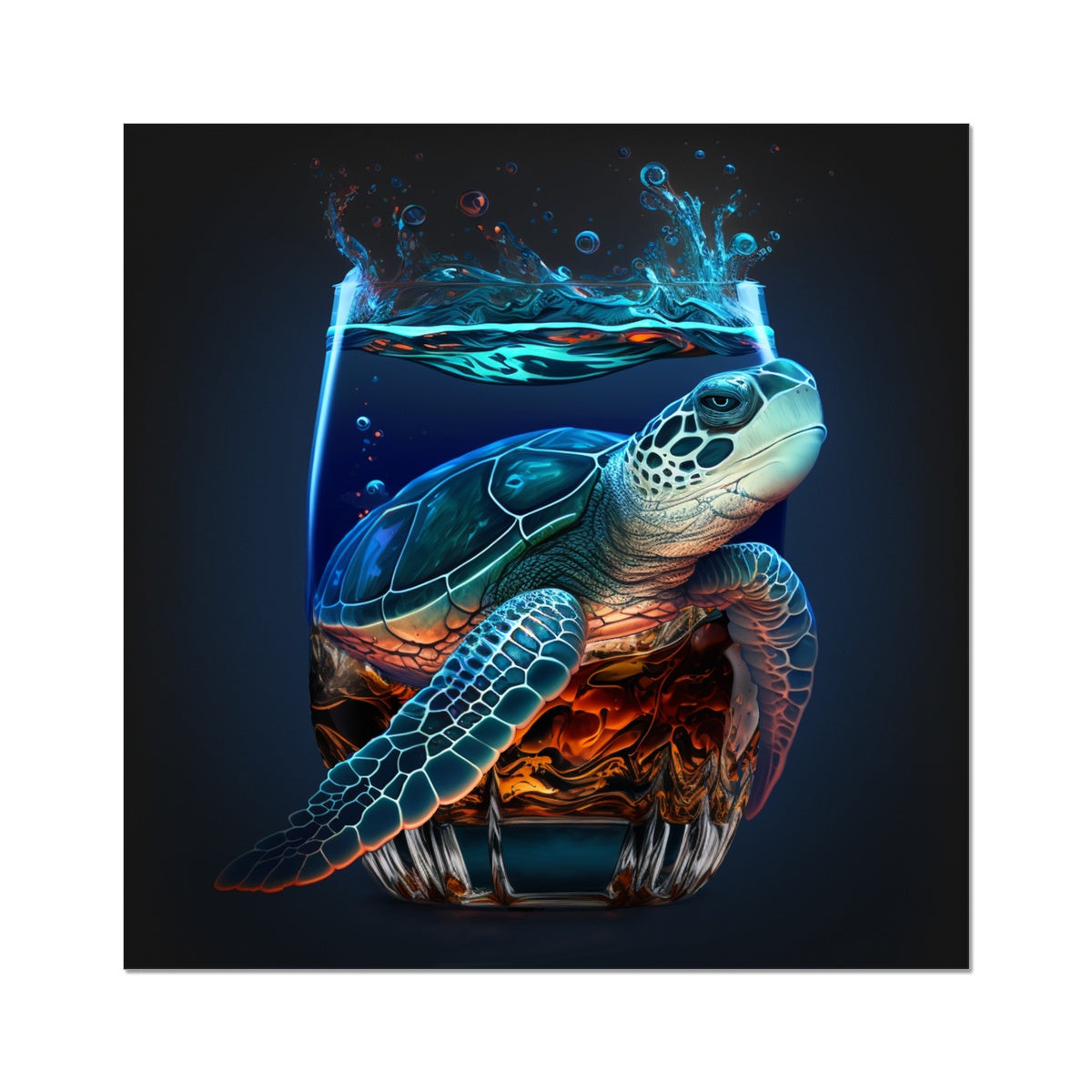 Tipsy turtle Fine Art- Limited edition Print