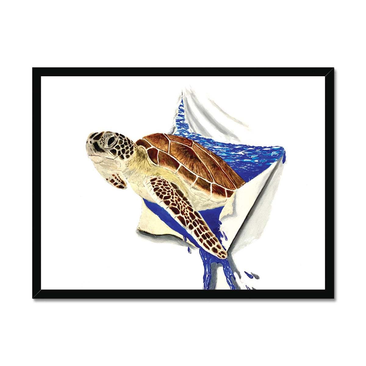 Better Waters Framed Print