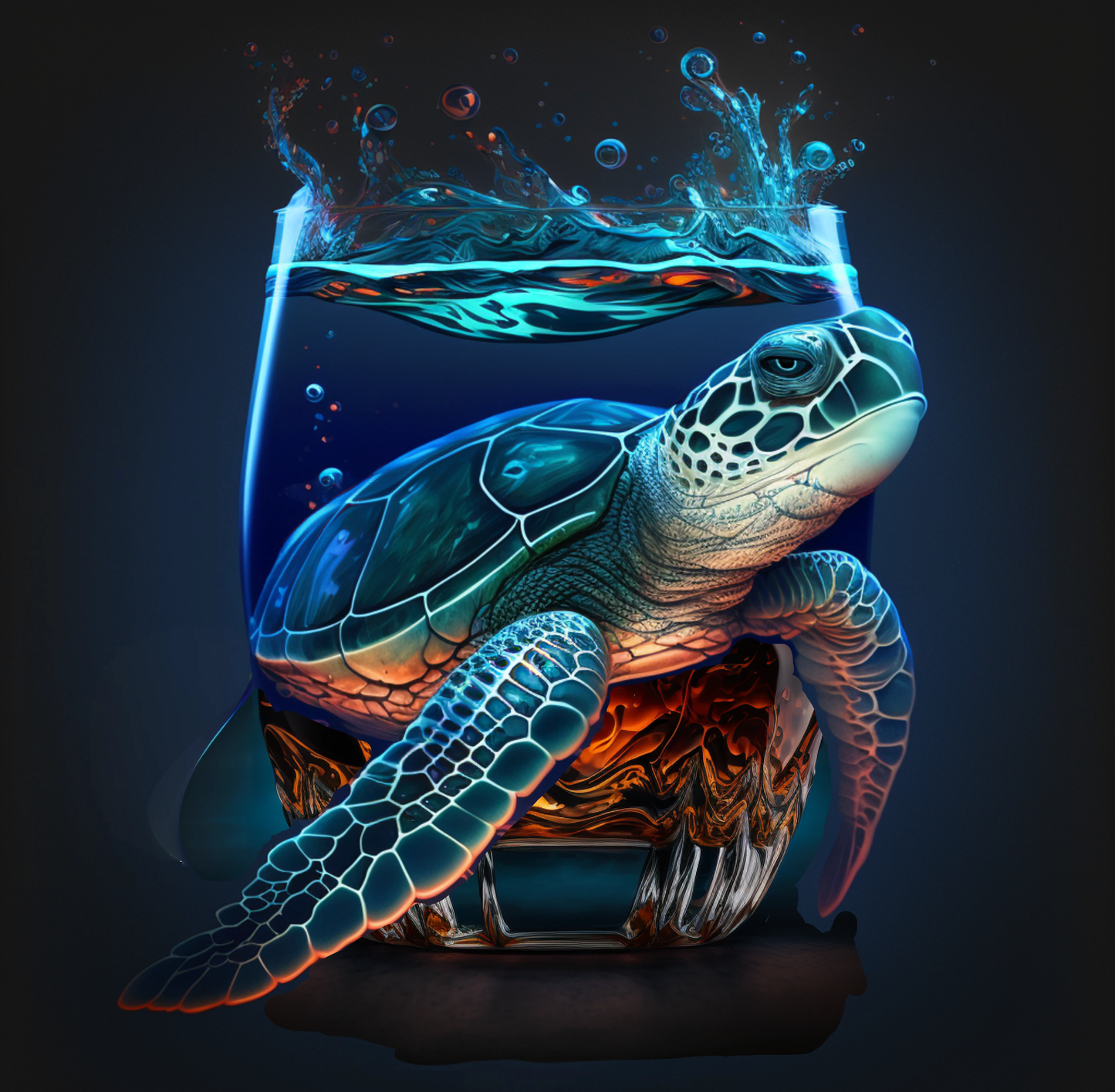 Tipsy Turtle-artist Proof