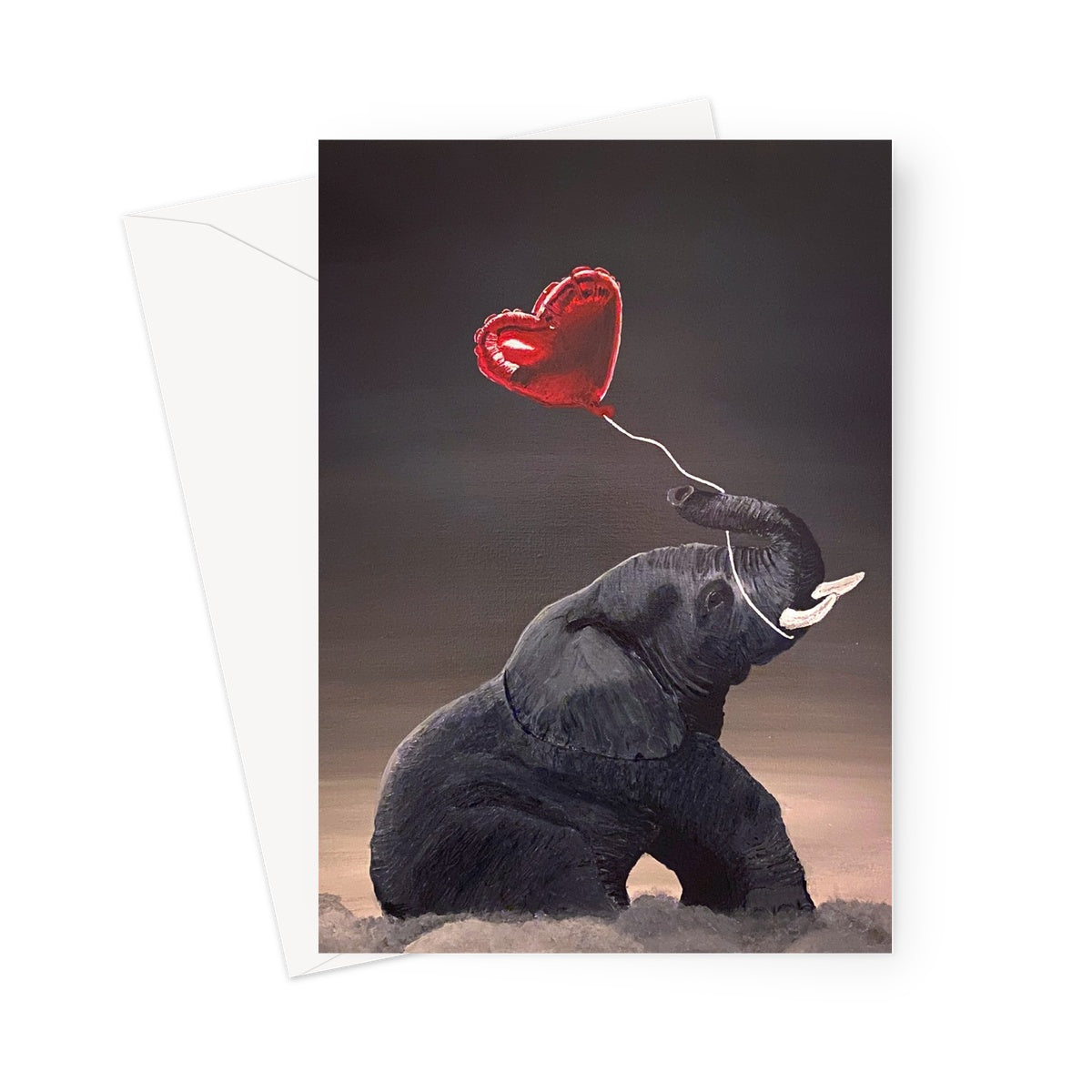 Chasing Love in a Cloudy Place| Print Greeting Card